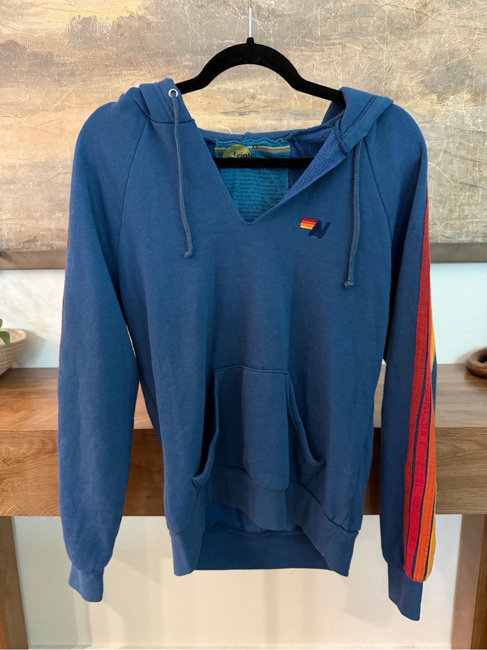 Aviator Nation Pull Over Hoodie Size XS